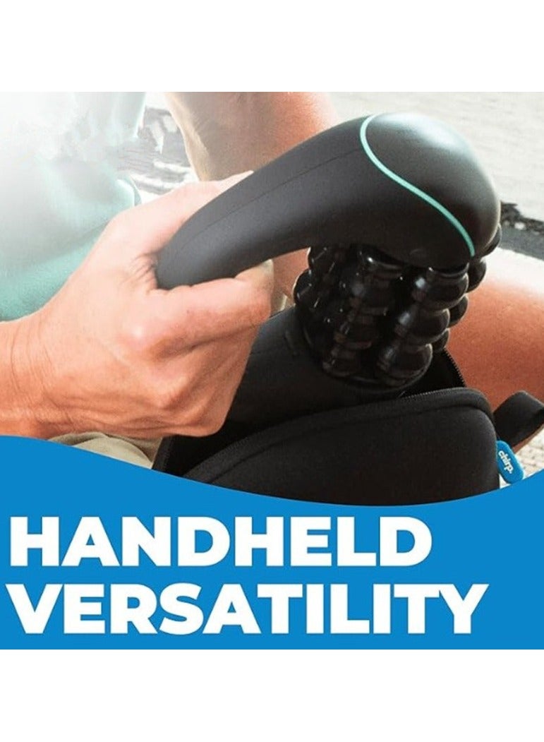 general USB Rechargeable Rolling Massager - 3 Adjustable Speeds Deep Tissue Massage Tool for Neck Back Shoulder Pain Relief - Image 2